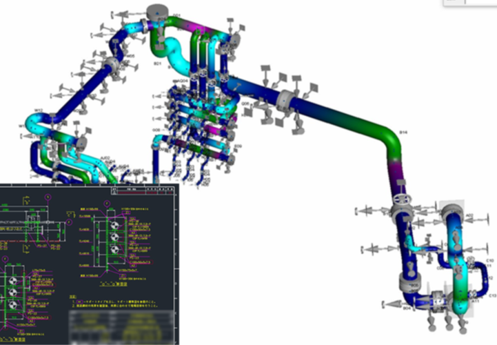 配管熱応力解析も承ります。